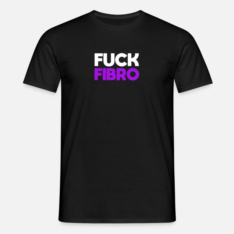 Fibromyalgie - Männer T-Shirt - Schwarz