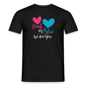 Schwangerschaft - Männer T-Shirt - Schwarz - Vorne - AI Model Male 178 light (178cm)