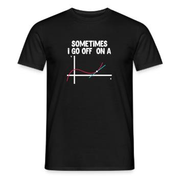 Teacher Teacher Math Math School Gift - Men's T-Shirt - black - Front - AI Model Male 178 light (178cm)