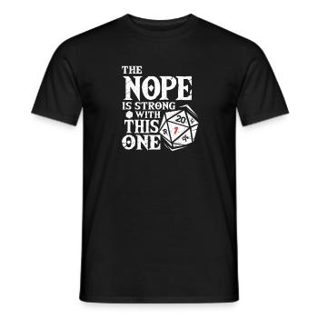 D20 Dice Fantasy Jeu de rôle Cadeau de jeu de rôle - T-shirt homme - noir - Devant - AI Model Male 178 light (178cm)