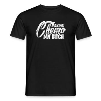 Chemo Therapie Krebs Chemotherapie Geschenk - Männer T-Shirt - Schwarz - Vorne - AI Model Male 178 light (178cm)