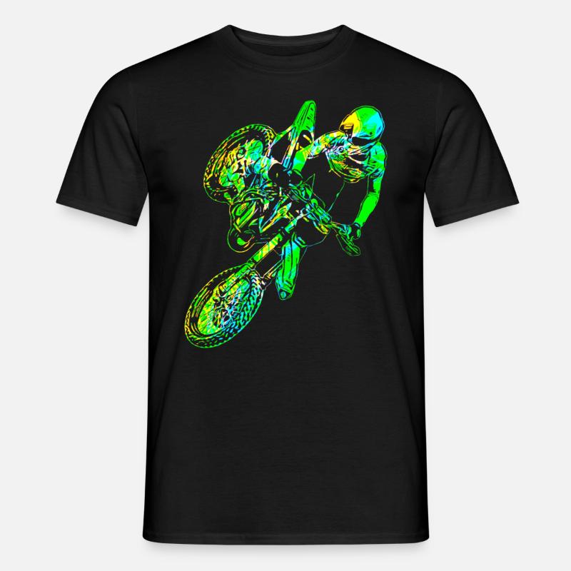 Motocross Design Enduro / Geschenkidee / MX - Männer T-Shirt - Schwarz