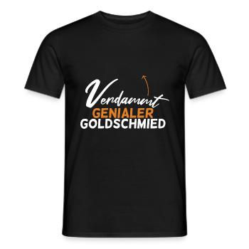 Goldschmied Schmiedekunst Handwerker Geschenk - Männer T-Shirt - Schwarz - Vorne - AI Model Male 178 light (178cm)