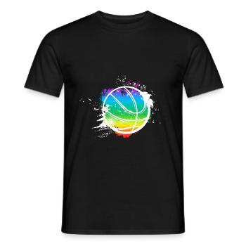 Basketball Trikot Kinder Geschenk Basketball Spiel - Männer T-Shirt - Schwarz - Vorne - AI Model Male 178 light (178cm)