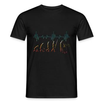 Evolution Imker Shirt - Geschenk Bienenzüchter Imk - Männer T-Shirt - Schwarz - Vorne - AI Model Male 178 light (178cm)