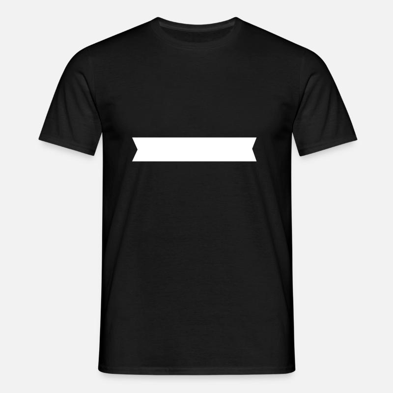 Banner - Männer T-Shirt - Schwarz