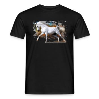 Cheval beauty - Cadeau - T-shirt homme - noir - Devant - AI Model Male 178 light (178cm)