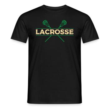 Lacrosse - T-shirt homme - noir - Devant - AI Model Male 178 light (178cm)