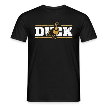 Ente - Men's T-Shirt - black - Front - AI Model Male 178 light (178cm)