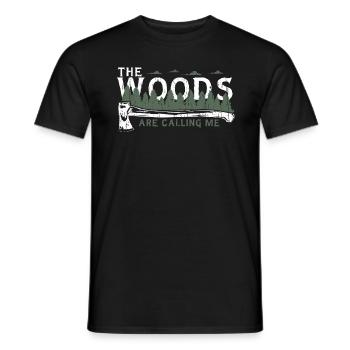 Chemise Lumberjack Woods - T-shirt homme - noir - Devant - AI Model Male 178 light (178cm)