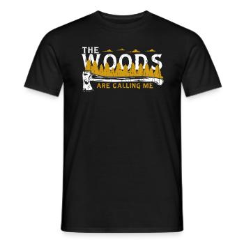 lumberjack - Men's T-Shirt - black - Front - AI Model Male 178 light (178cm)
