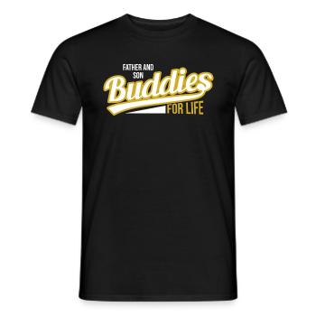 Père et fils - T-shirt homme - noir - Devant - AI Model Male 178 light (178cm)