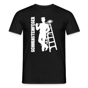 Schornsteinfeger Kaminkehrer - Männer T-Shirt - Schwarz - Vorne - AI Model Male 178 light (178cm)