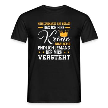 Zahnarzt Zahnärztin - Männer T-Shirt - Schwarz - Vorne - AI Model Male 178 light (178cm)