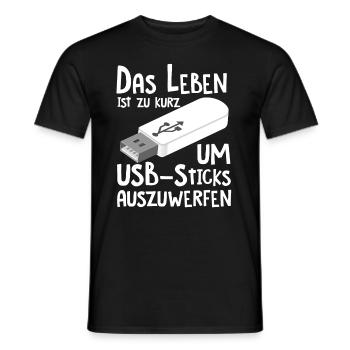 Informatiker Programmierer Student - Männer T-Shirt - Schwarz - Vorne - AI Model Male 178 light (178cm)