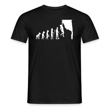 Kletterhemd lustige Retro-Entwicklung von - Männer T-Shirt - Schwarz - Vorne - AI Model Male 178 light (178cm)