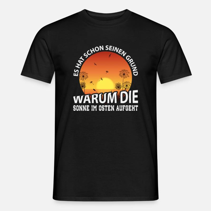 DDR Ossi Geschenk - Männer T-Shirt - Schwarz