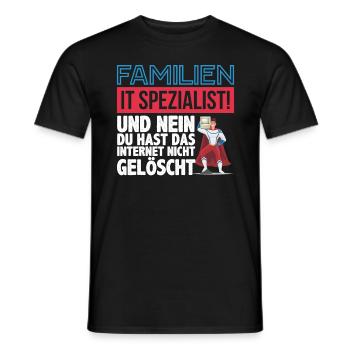 Programmierer Informatiker - Männer T-Shirt - Schwarz - Vorne - AI Model Male 178 light (178cm)
