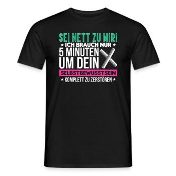 Geschenkidee Friseur - Männer T-Shirt - Schwarz - Vorne - AI Model Male 178 light (178cm)