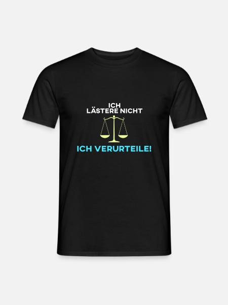 Anwalt Jurist - Männer T-Shirt - Schwarz