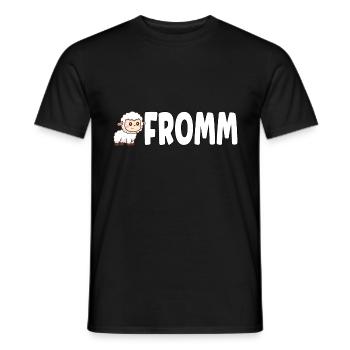 Lammfromm - Vous êtes innocent. TOUJOURS! - T-shirt homme - noir - Devant - AI Model Male 178 light (178cm)
