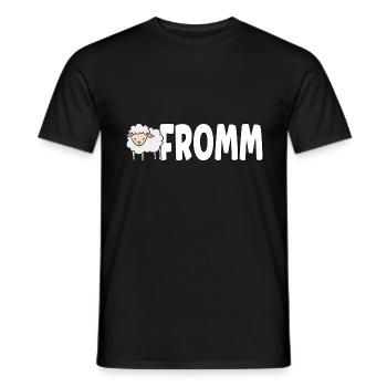 Lammfromm - Vous êtes innocent. TOUJOURS! - T-shirt homme - noir - Devant - AI Model Male 178 light (178cm)