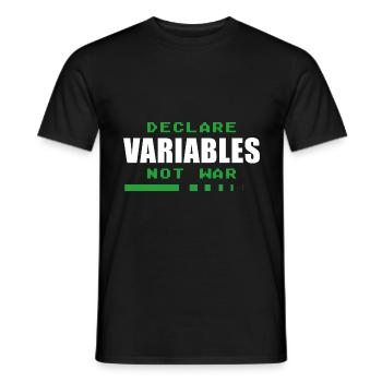 Programmeur Geek Programmeur Programmeur Informatique Codeur L - T-shirt homme - noir - Devant - AI Model Male 178 light (178cm)