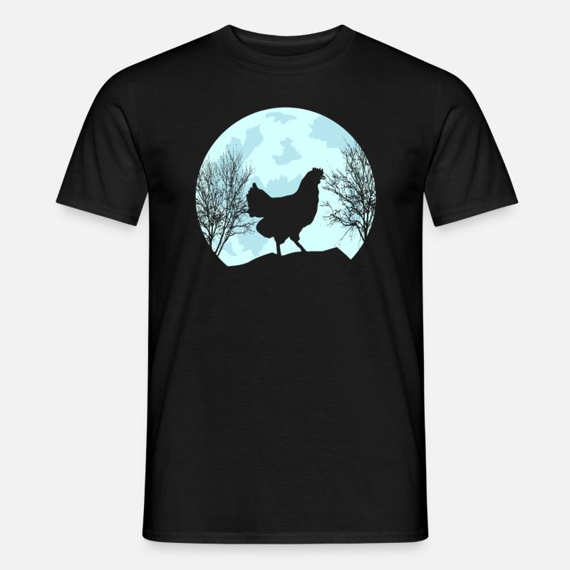 Huhn Hühner - Männer T-Shirt - Schwarz