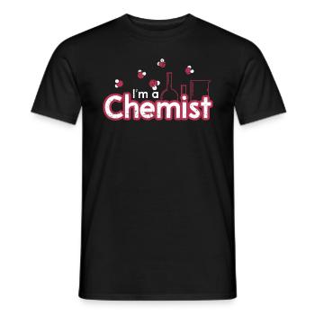 Chimiste - T-shirt homme - noir - Devant - AI Model Male 178 light (178cm)