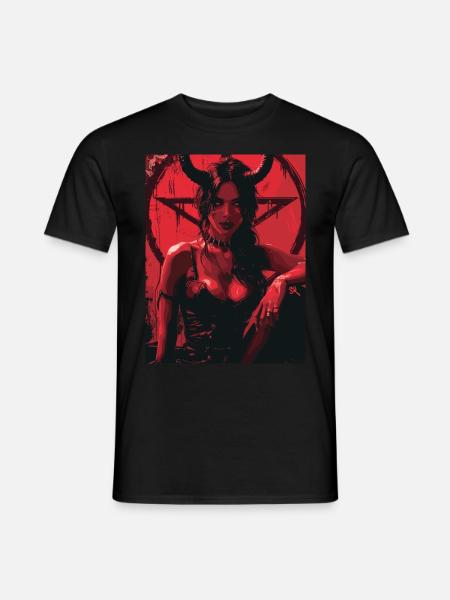 The Female Devil - Männer T-Shirt - Schwarz