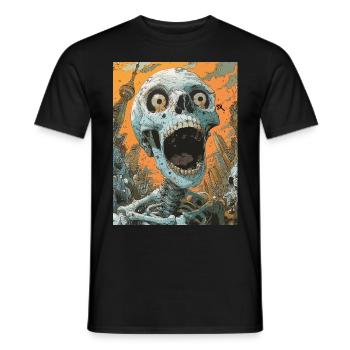 The Skull - Skull, Totenkopf, Teufel - Männer T-Shirt - Schwarz - Vorne - AI Model Male 178 light (178cm)