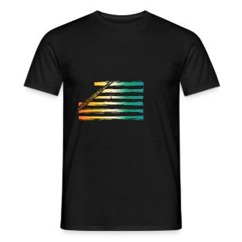 Joueur de flûte - T-shirt homme - noir - Devant - AI Model Male 178 light (178cm)