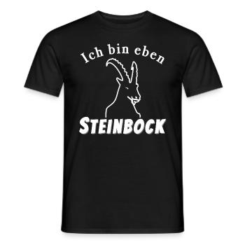 Steinbock Sternzeichen - Männer T-Shirt - Schwarz - Vorne - AI Model Male 178 light (178cm)