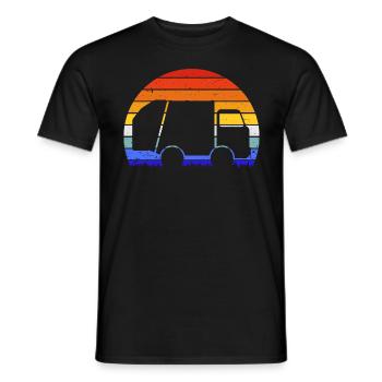 Camion à ordures - T-shirt homme - noir - Devant - AI Model Male 178 light (178cm)