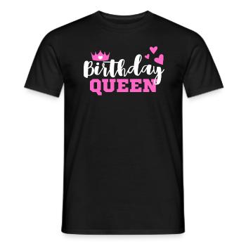 Birthday Queen Femme Cadeau d’anniversaire - T-shirt homme - noir - Devant - AI Model Male 178 light (178cm)