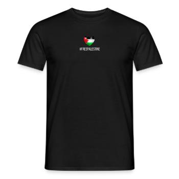 Free Palestine Palestina Liberté - T-shirt homme - noir - Devant - AI Model Male 178 light (178cm)