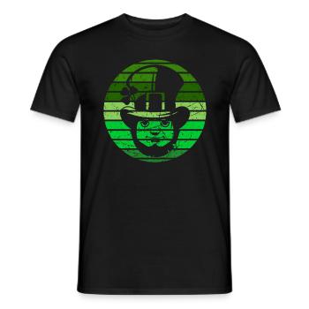 St Patricks Day Shirt - Männer T-Shirt - Schwarz - Vorne - AI Model Male 178 light (178cm)