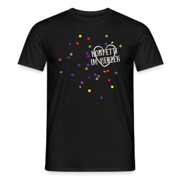 Costume de remplacement de carnaval Tenue de carnaval - T-shirt homme - noir - Devant - AI Model Male 178 light (178cm)