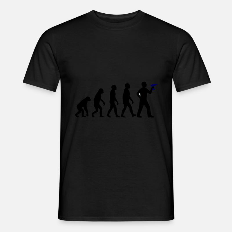 DIY Evolution DIY Werkstatt - Männer T-Shirt - Schwarz