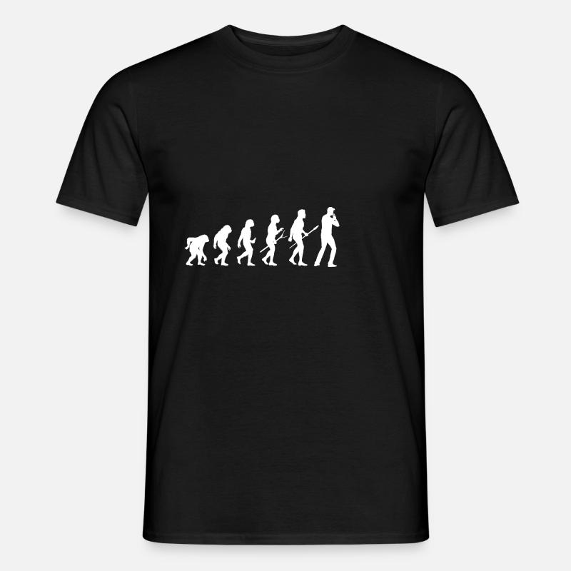 Harmonica Evolution Harmonica - Men’s T-shirt - black