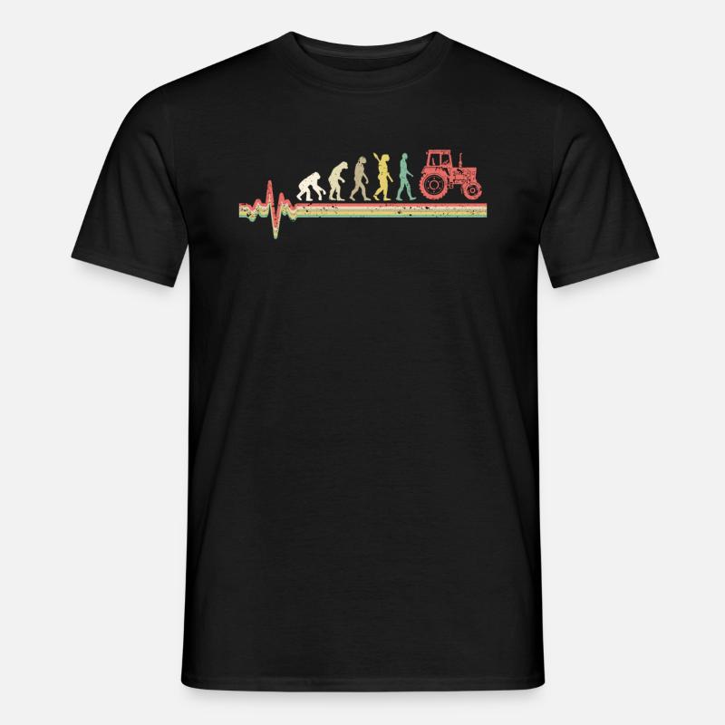 Bauer EKG Evolution Geschenkidee - Männer T-Shirt - Schwarz