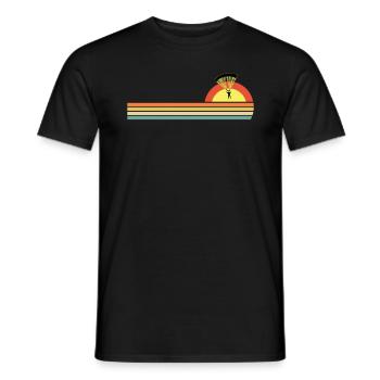 Parachutisme parachutisme - T-shirt homme - noir - Devant - AI Model Male 178 light (178cm)