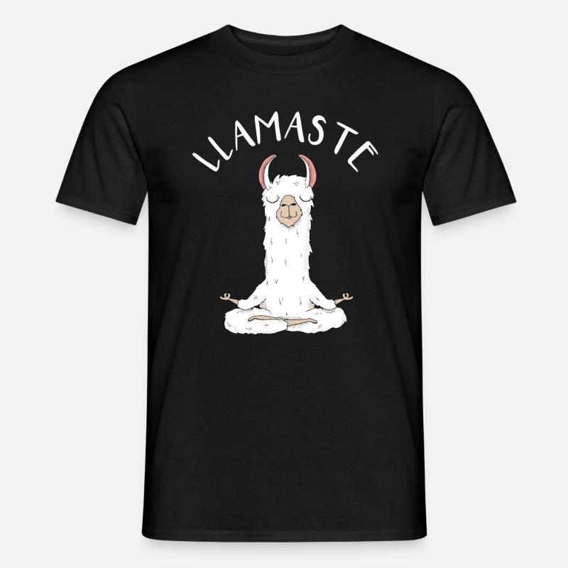 Llamaste - Funny Llama Alpaca Lovers Gift - Men's T-Shirt - black