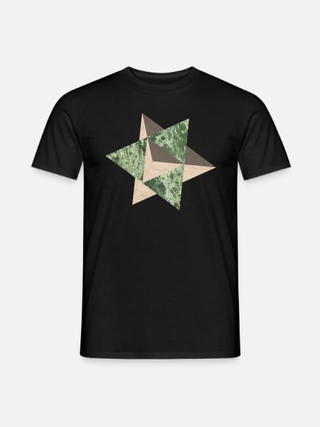 Tetraeder31 - Männer T-Shirt - Schwarz