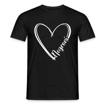 Negroni Cocktail love longdrinks summer alcohol - Männer T-Shirt - Schwarz - Vorne - AI Model Male 178 light (178cm)