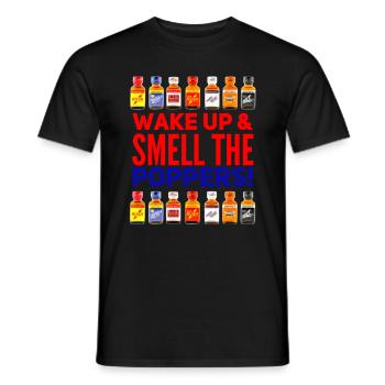 GAY PRIDE LGBTQ - T-shirt homme - noir - Devant - AI Model Male 178 light (178cm)