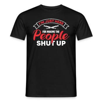 Anesthesia Anesthesia Technician Anesthesiologist - Men's T-Shirt - black - Front - AI Model Male 178 light (178cm)