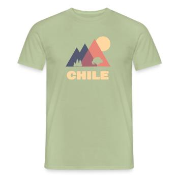 Chili - T-shirt homme - vert sauge - Devant - AI Model Male 178 light (178cm)