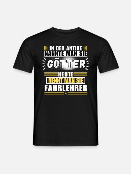 Dieux dans l'Antiquité. Moniteur d'auto-école aujourd'hui - T-shirt homme - noir