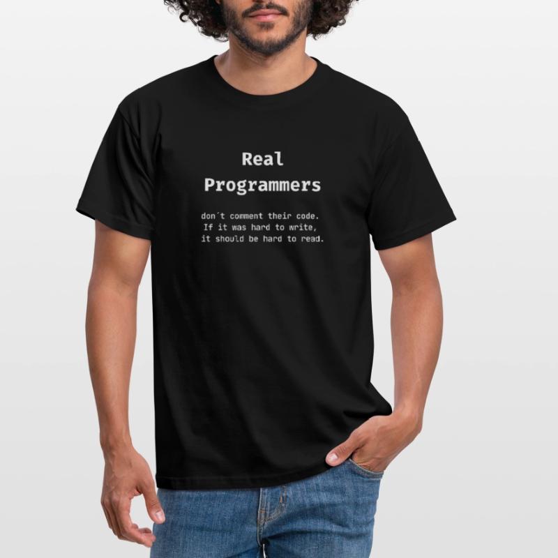 Softwareudvikler programmerer T-shirt til herrer